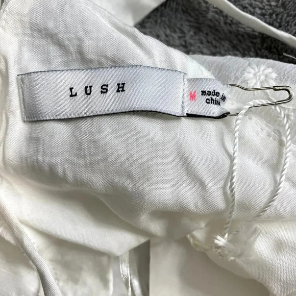 Lush Clothing Womans Summer Floral Dress White size M - Picture 5 of 8